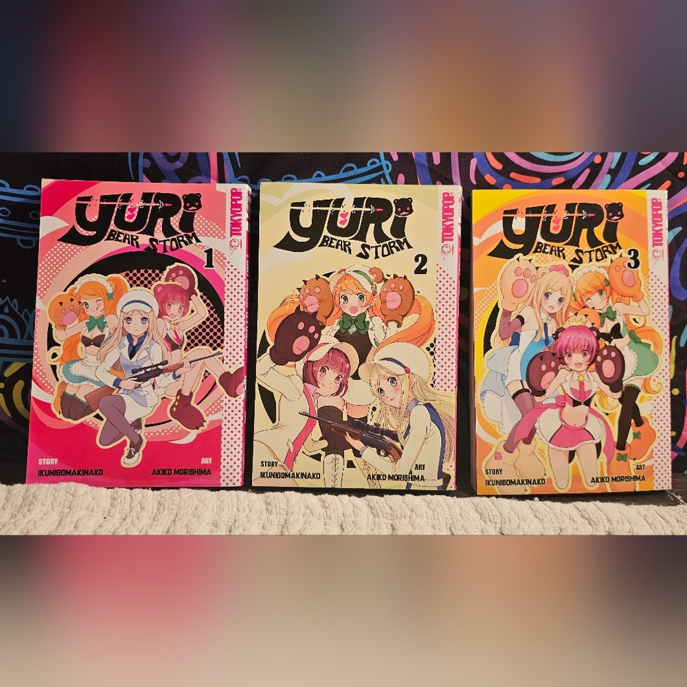 Yuri Bear Storm Manga Volumes 1-3